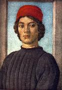 LIPPI, Filippino Portrait of a Youth sg Sweden oil painting artist
